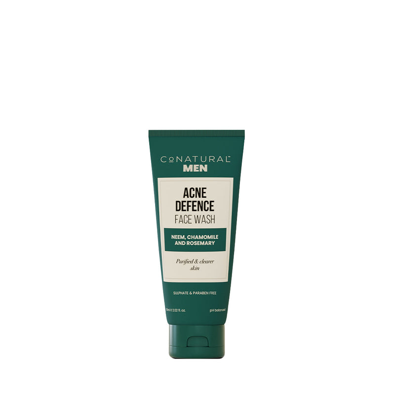 Conatural Men Acne Defence Face Wash Neem , Chammomjile and Rosemary 60ml