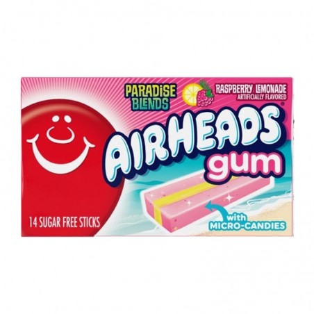 Airheads Gum Sugar Free Raspberry Lemonade 14s - Shams Shopping Centre Airheads  