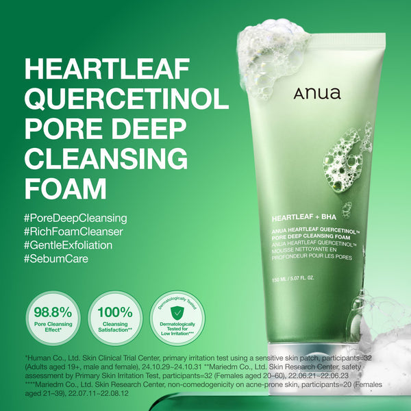 ANUA Heartleaf +BHA Cleansing Foam 150ml