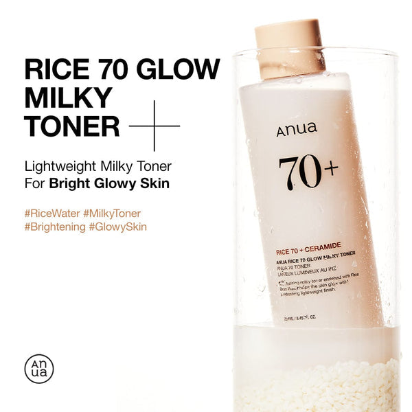 Anua Rice 70+ Ceramide Glow Milky Toner 40ml