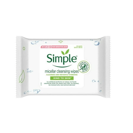 Simple Micellar Cleansing Wipes 25pcs