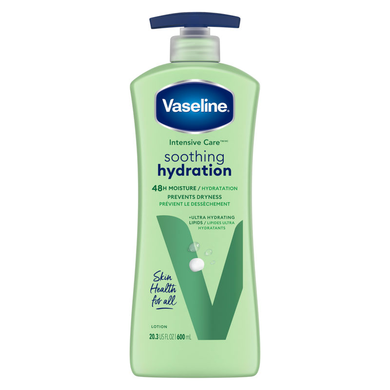 Vaseline Intensive Care Soothing Hydration Lotion 600ml (20.3.Oz)