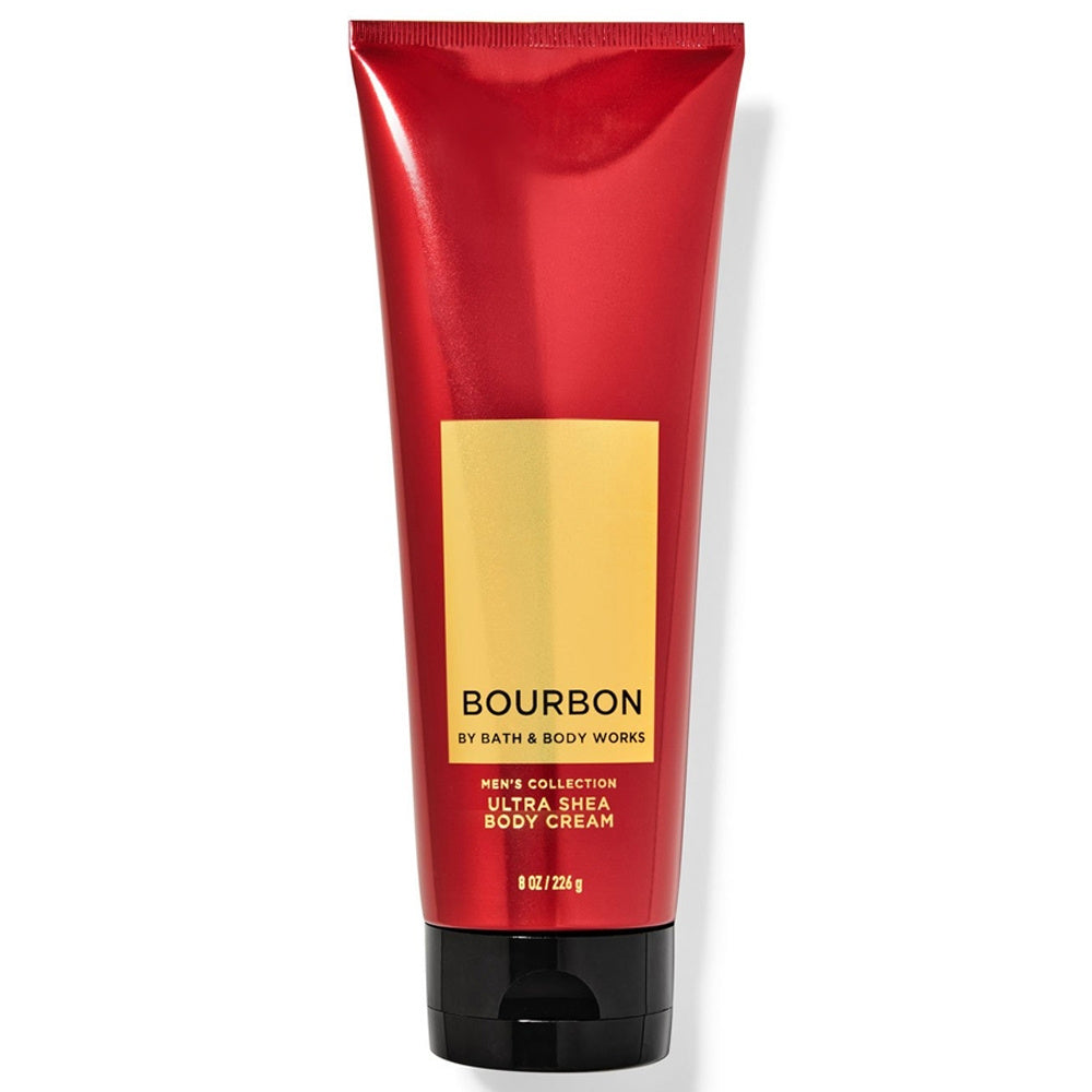 BBW Men's Bourbon Body Cream 226g - Shams Shopping Centre Bath & Body Works  
