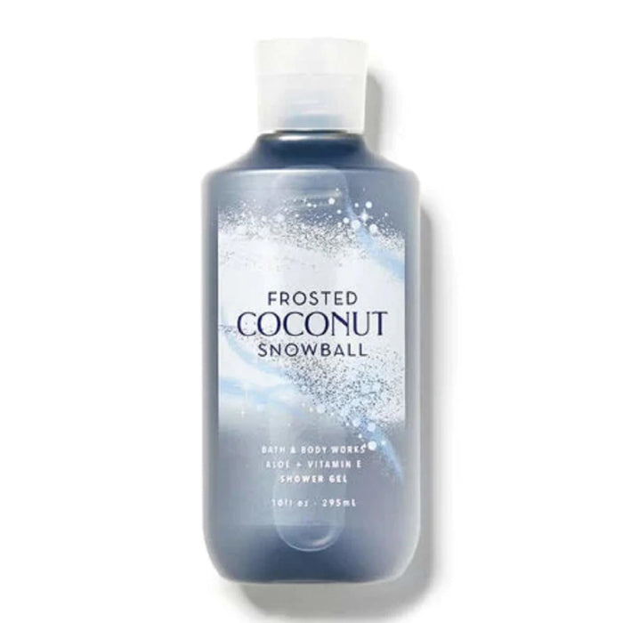 BBW Frosted Coconut Snowball Shower Gel 295ml - Shams Shopping Centre Bath & Body Works  