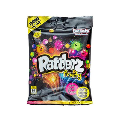 Bazooka Rattlerz Fruity Chewy Candies 120g - Shams Shopping Centre Bazooka  