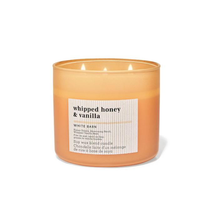 BBW Whipped Honey & Vanilla Wick Candle 411g