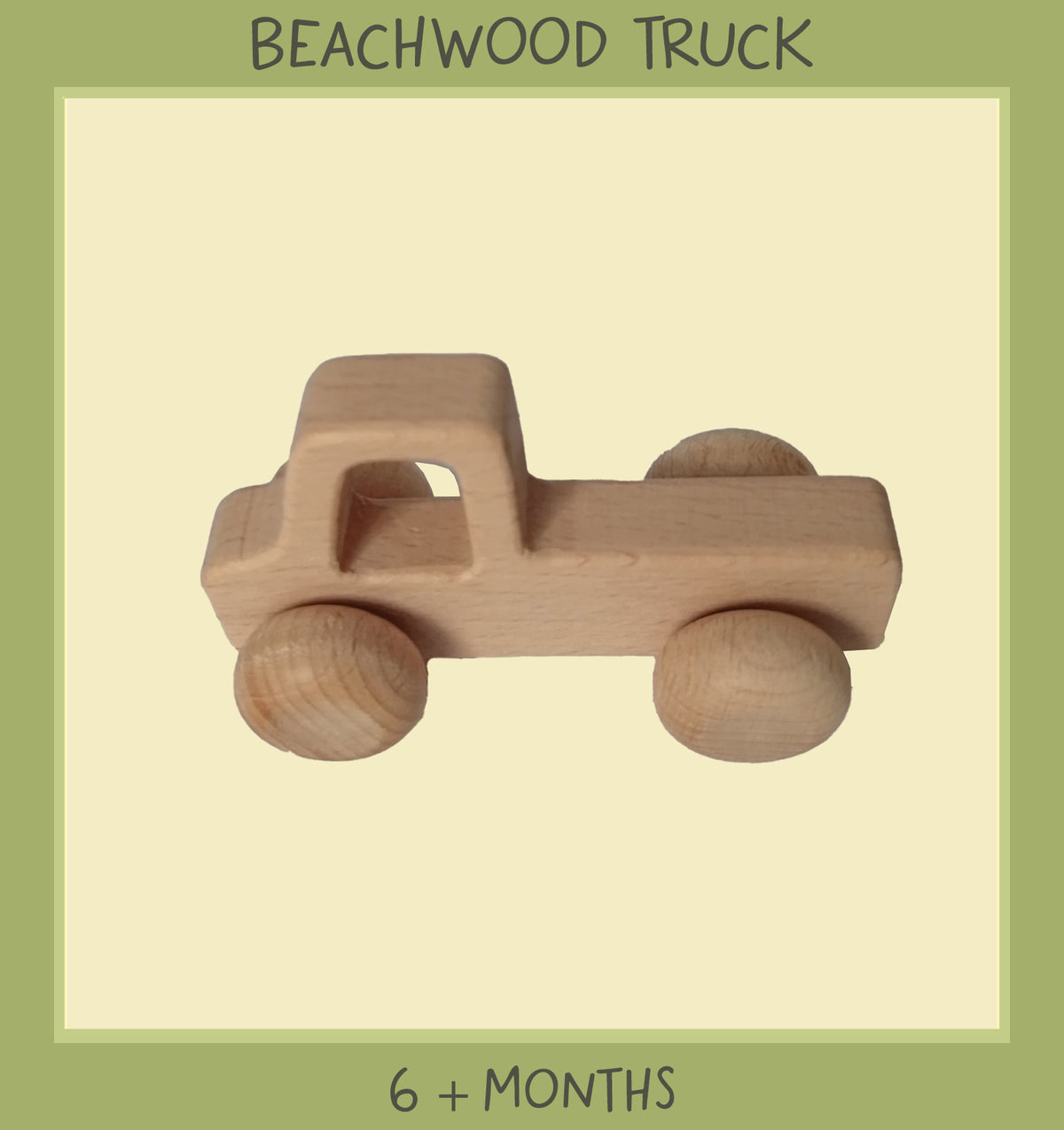 Tiny Tumble Beechwood Truck