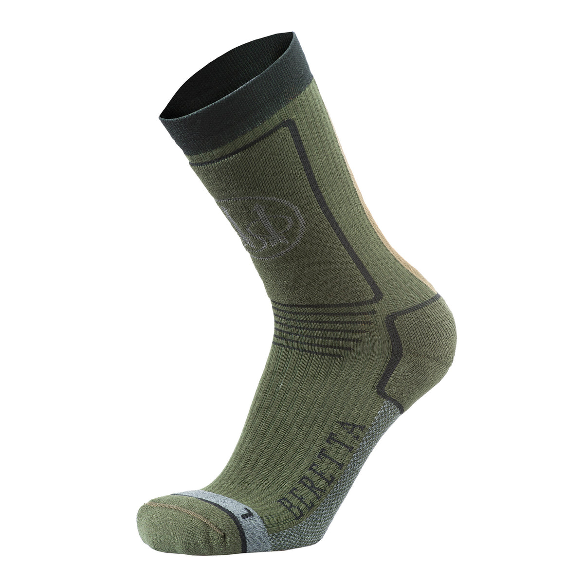 Beretta Hunting Short Socks-M-CL011T15700076M GREEN - Shams Shopping Centre Beretta  