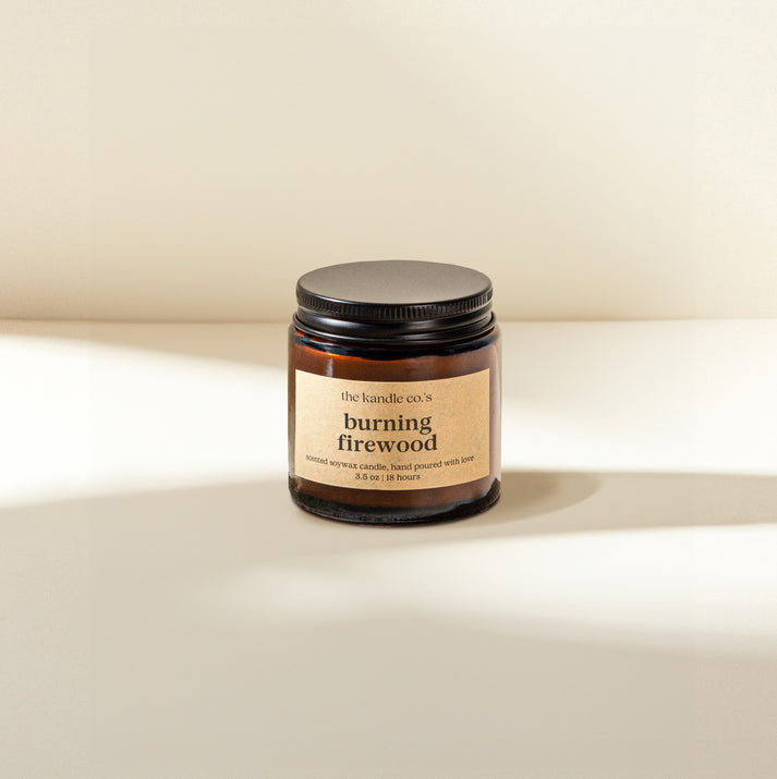 The Kandle Co.'s Burning Firewood Scented Candle - Shams Shopping Centre The Kendle Co  