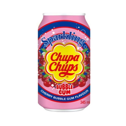 Chupa Chups Bubble Gum Sparkling Can 345ml