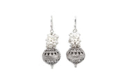 AMNA Clustered Pearls and Filigree Ball Jewelry ASJ-E36