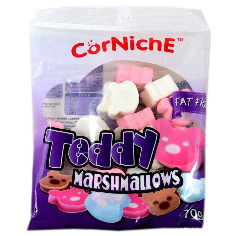 CorNiche Teddy Assorted Fat Free Marshmallows70g