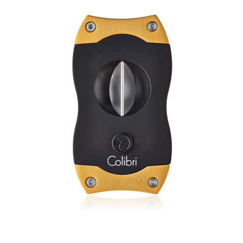 Colibri V Cut Black + Brushed Gold Cutter CU300T5