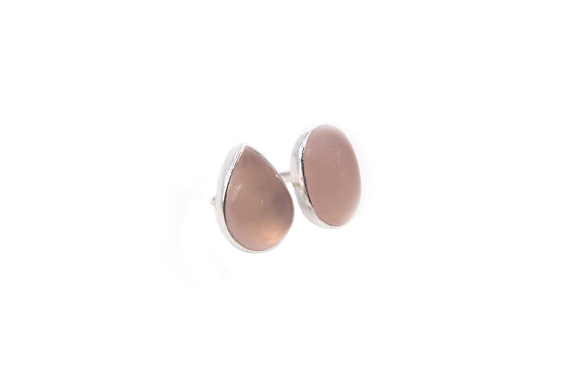 AMNA Double Rose Quartz Ring Jewelry ASJ-R11