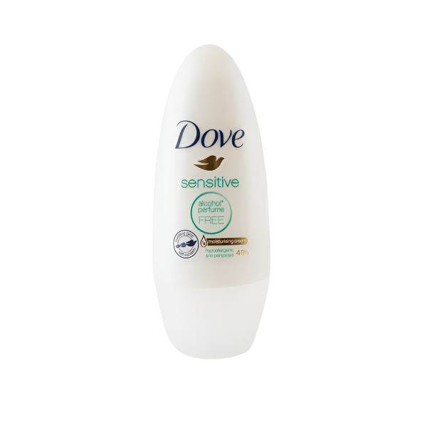 Dove Moisturising Cream Sensitive Roll On 40ml - Shams Shopping Centre Dove  