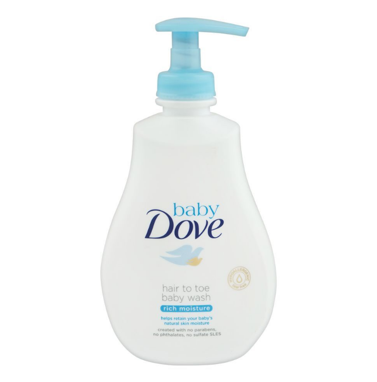 Dove Baby Hair To Toe Wash Rich Moisture 400ML
