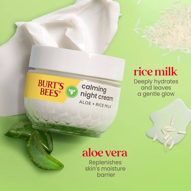 Burts bees sensitive night cream 50g(1.8.Oz)