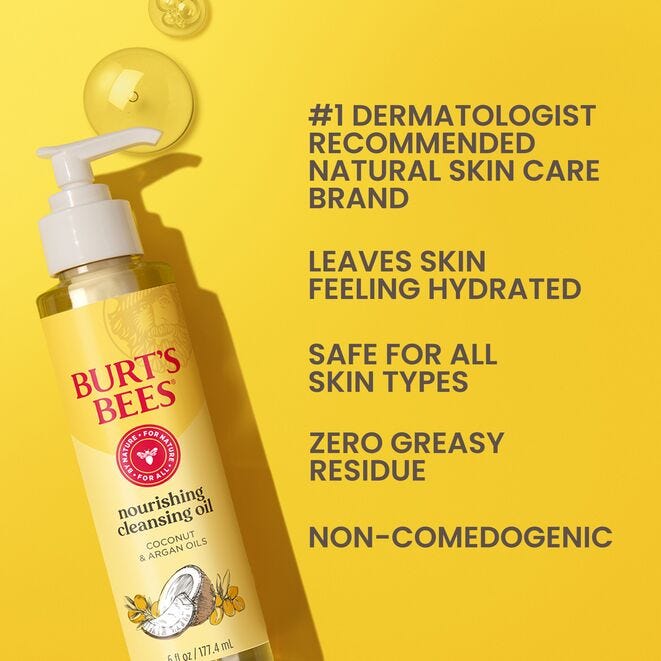 Burts Bees Renewal Cleansing Oil 177ml( 6.Oz)