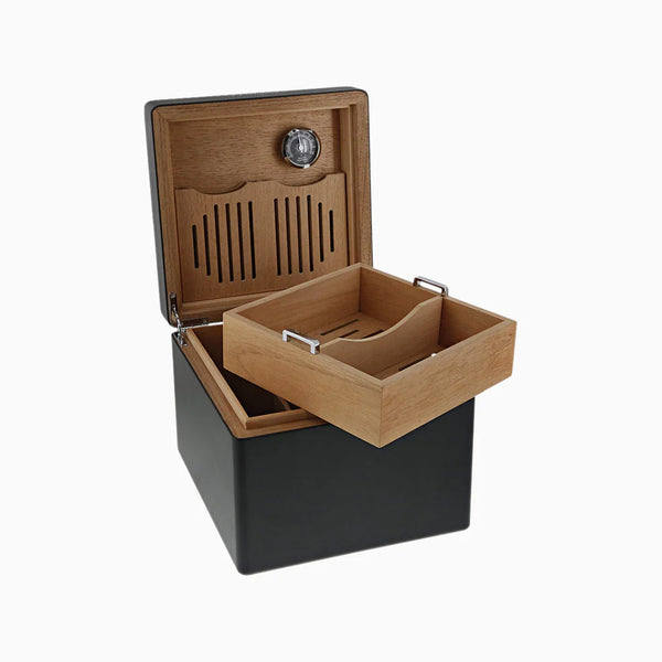 ST Dupont Humidor Cube-Black 001316 - Shams Shopping Centre ST Dupont  