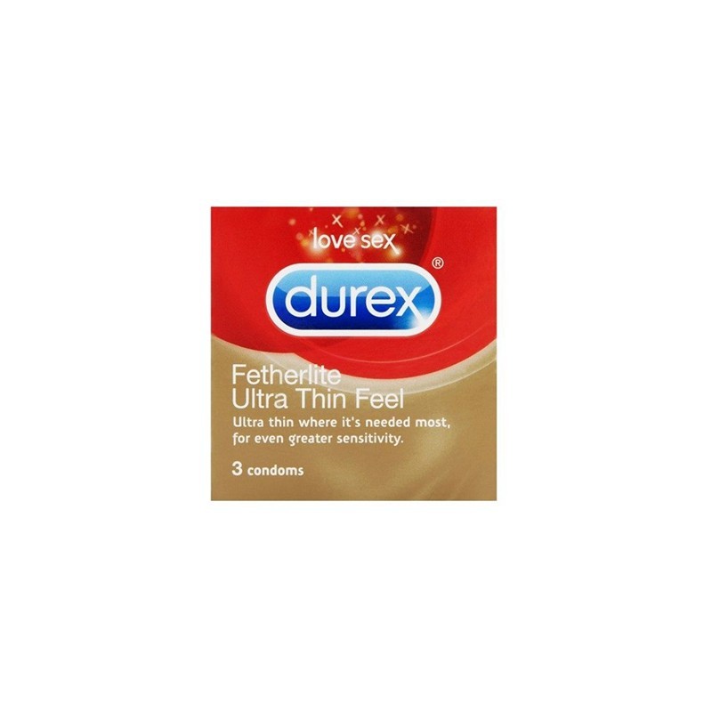 Durex Fetherlite Ultra Thin Feel 3 Condoms - Shams Shopping Centre Durex  