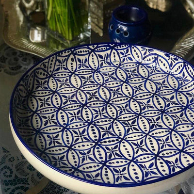 Tableware Dark Blue Hala 16" 00019 - Shams Shopping Centre Tableware  