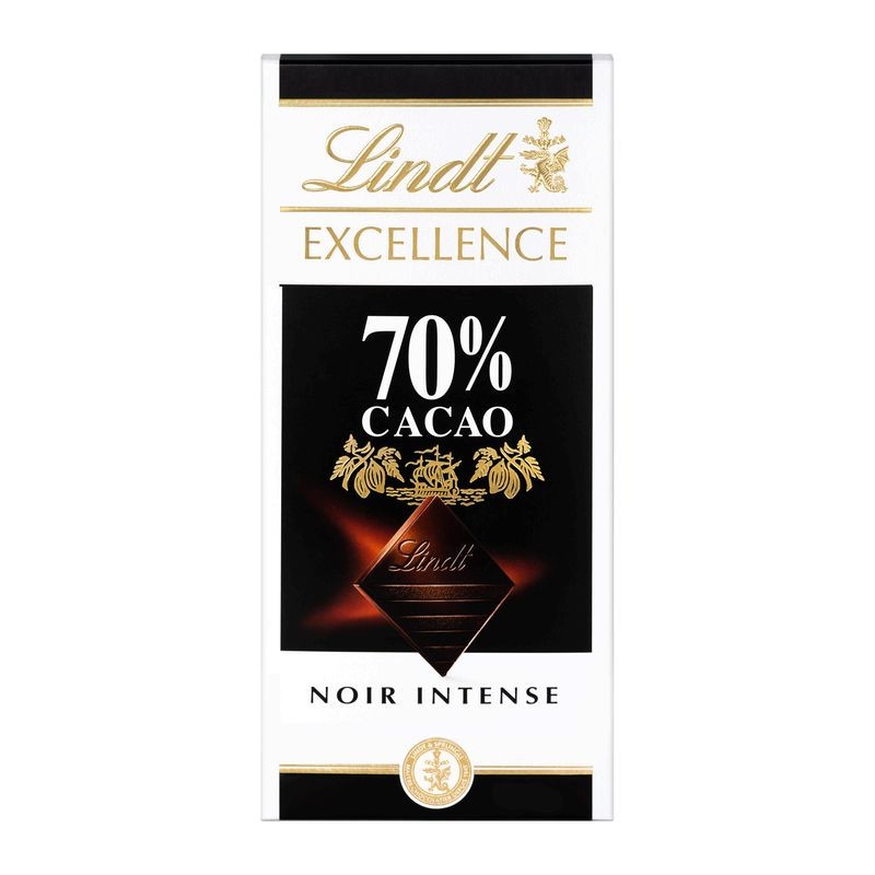 Lindt Excellence 70% Cacao Intense Dark Chocolate Bar 100g