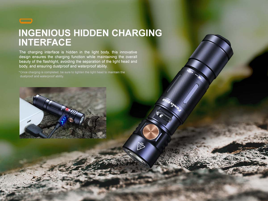 Fenix E05R Rechargeable Mini Flashlight 400L