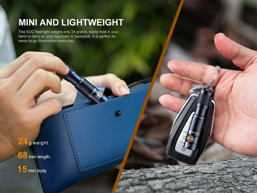 Fenix E05R Rechargeable Mini Flashlight 400L