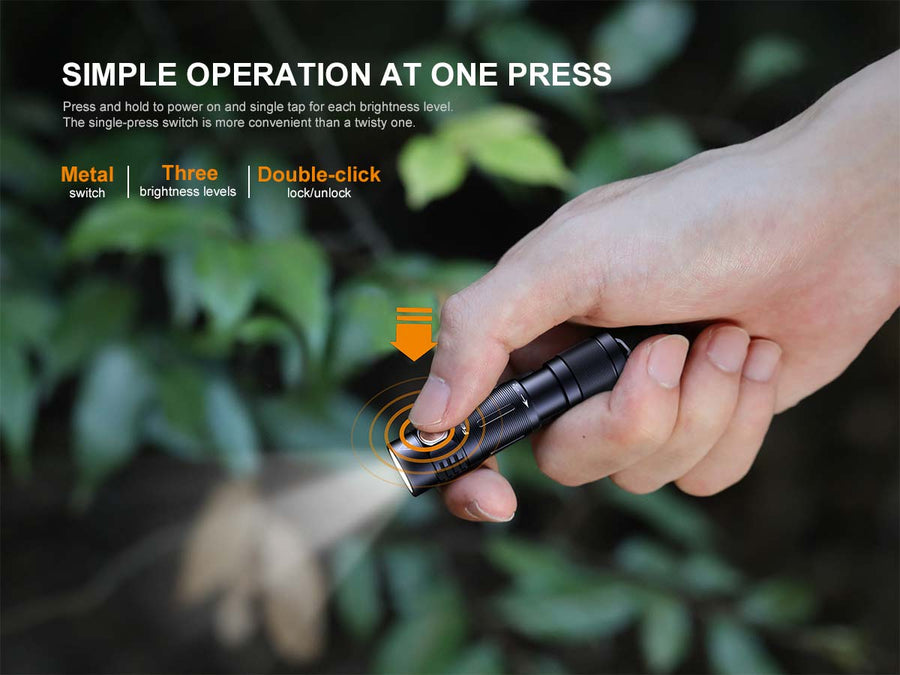 Fenix E05R Rechargeable Mini Flashlight 400L