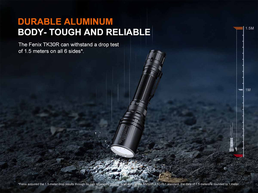 Fenix TK30R White Laser Tactical Flashlight (Black) 500L