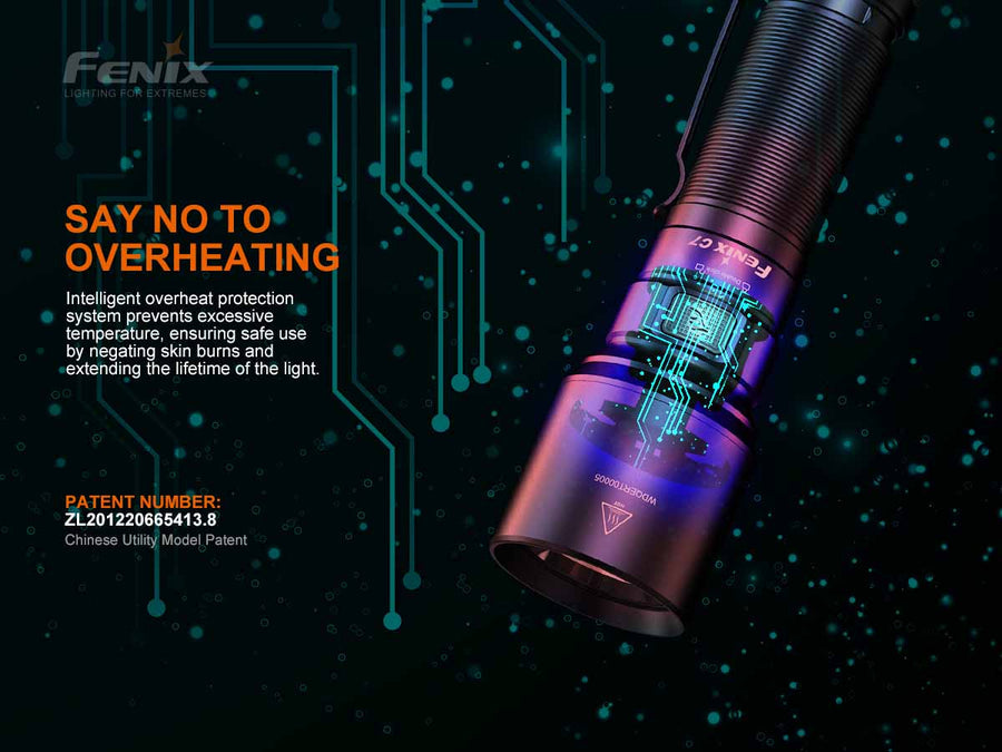 Fenix C7 High-Performance Rechargeable Flashlight  3000L