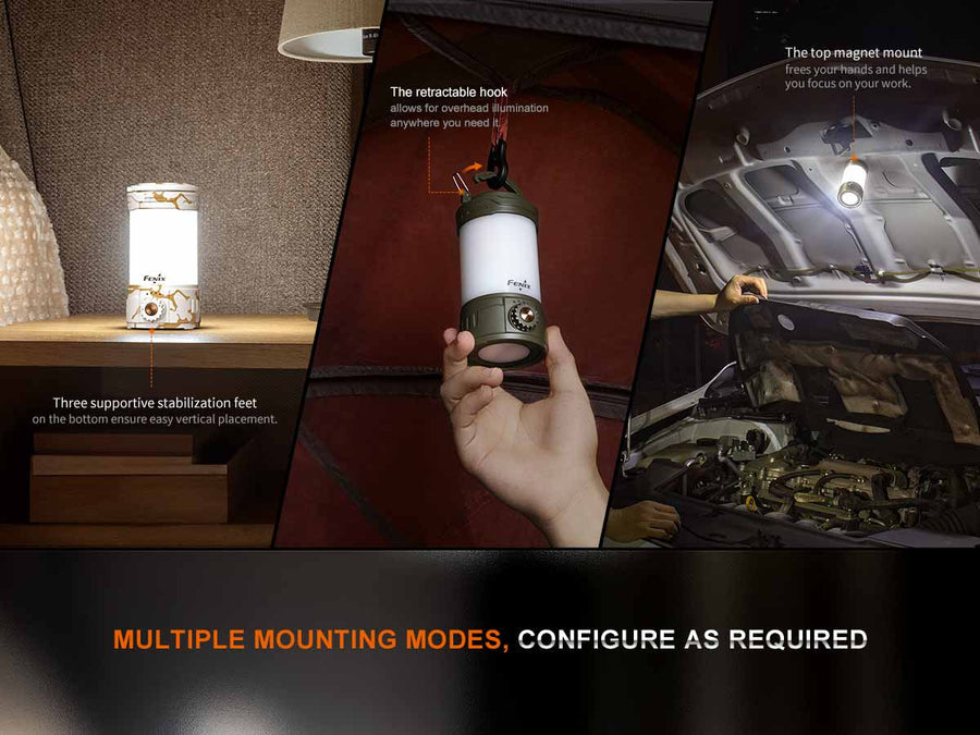 Fenix CL26R Pro Multifunctional Portable Camping Lantern  650L