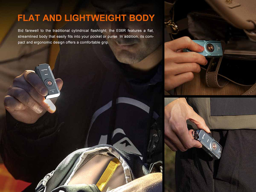 Fenix E06R 3-in-1 Keychain Flashlight  700L
