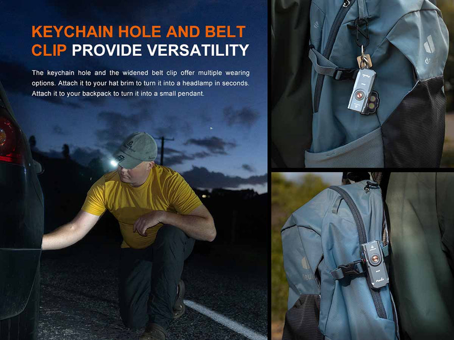 Fenix E06R 3-in-1 Keychain Flashlight  700L