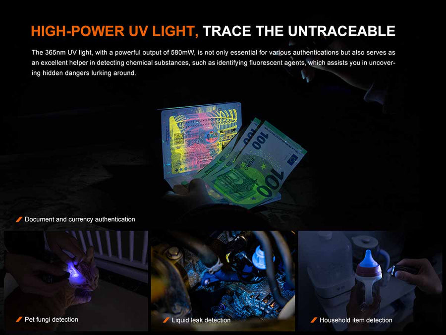 Fenix E06R 3-in-1 Keychain Flashlight  700L