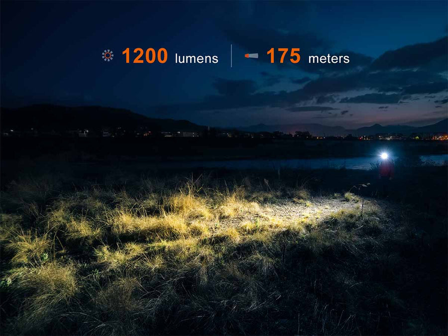 Fenix HM55R Multi-LED Lightweight Outdoor Headlamp  1200L
