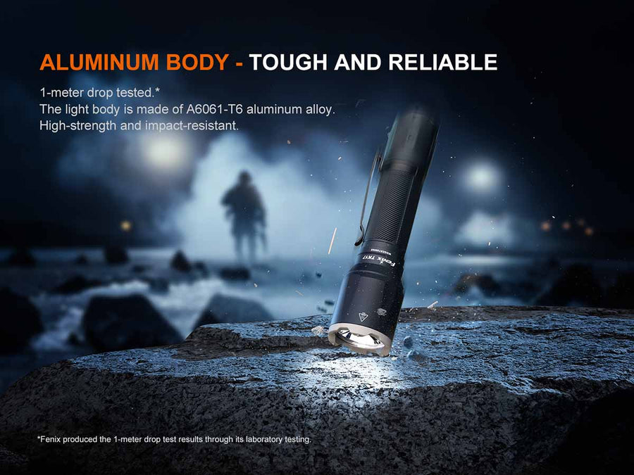 Fenix TK17 Dual Tail Switch Tactical Flashlight (Ceramic Khaki) 3600L