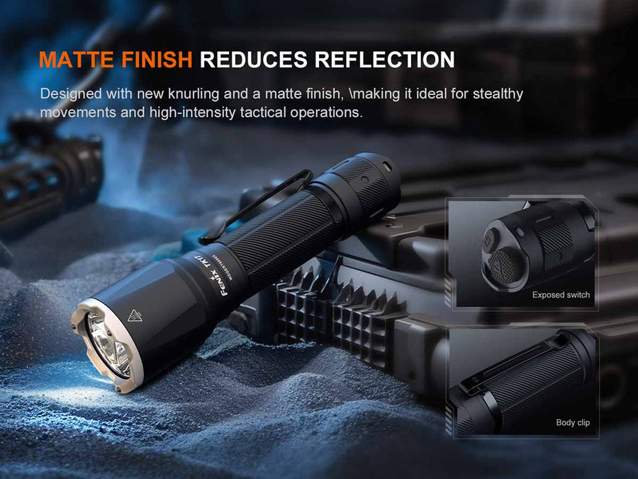 Fenix TK17 Dual Tail Switch Tactical Flashlight (Ceramic Khaki) 3600L