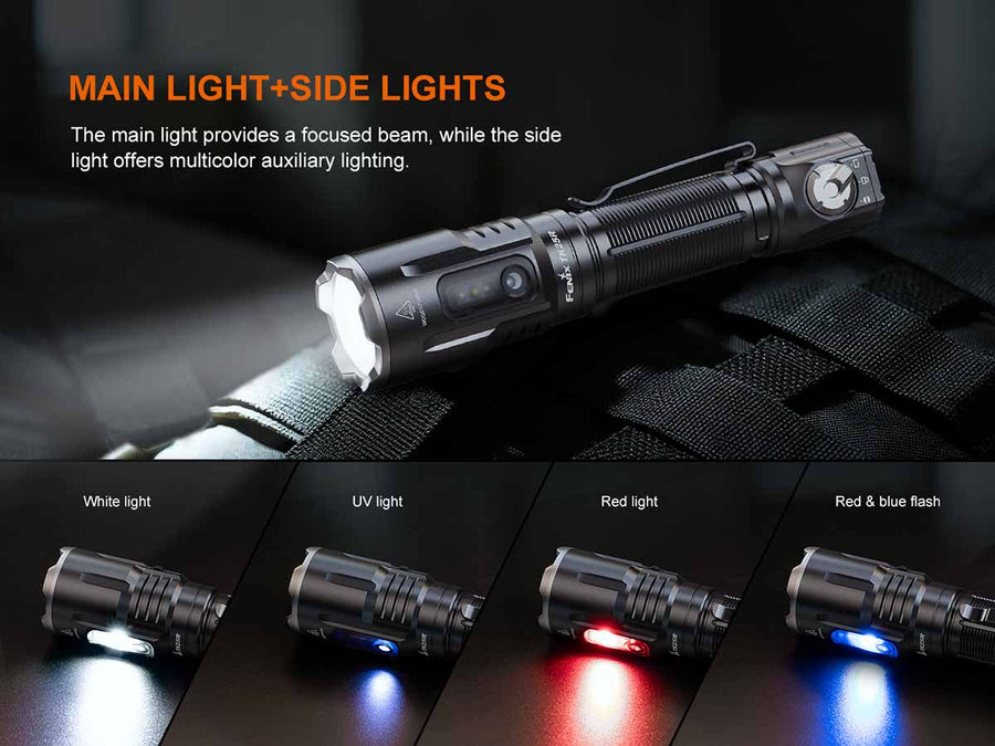 Fenix TK25R Multifunction Law Enforcement And Duty Flashlight (Black) 3600L