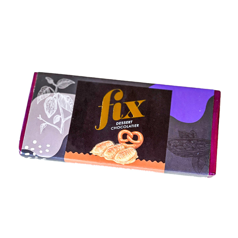 Fix Chocolate Pick up A Pretzel Dark Bar 220g