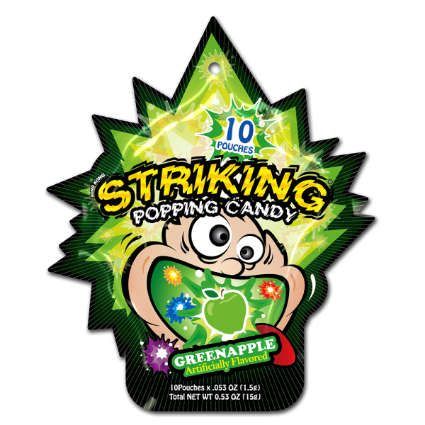 Striking Popping Candy Green Apple 15g