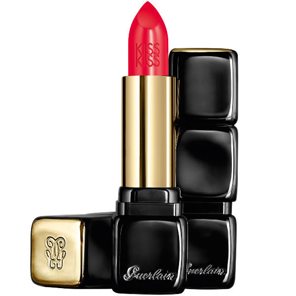 Guerlain Kisskiss Lipstick 329 Poppy Red