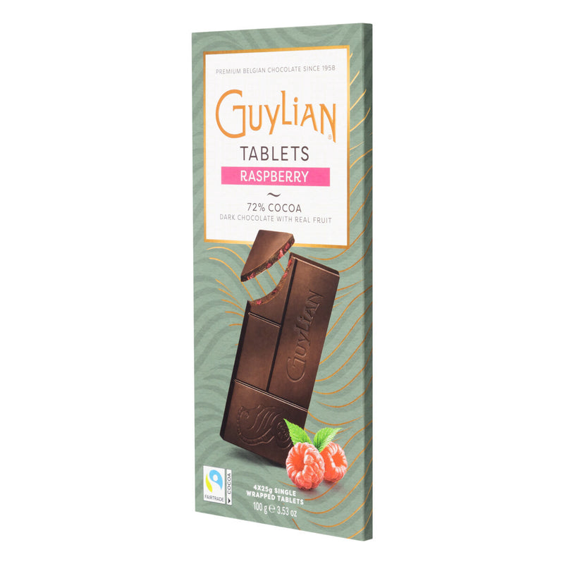 Guylian Raspberry 72% Chocolate Bar 100g