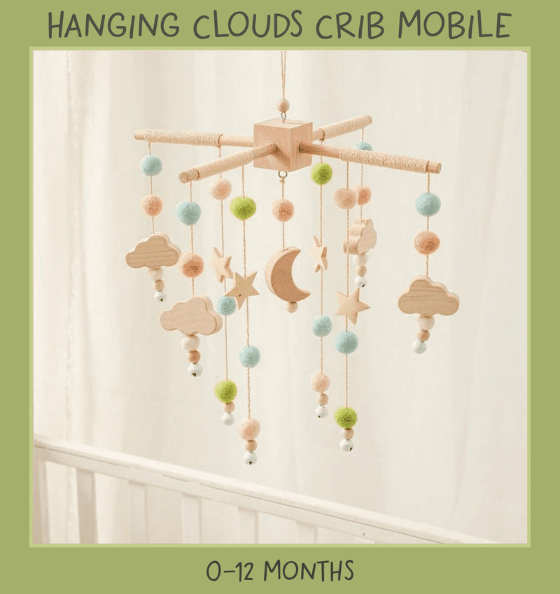 Tiny Tumble Hanging Clouds Crib Mobile