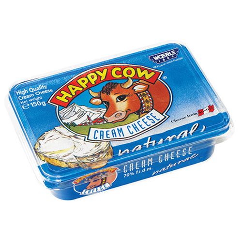Happy Cow Natural Cream Cheese 150g - Shams Shopping Centre Happy Cow  