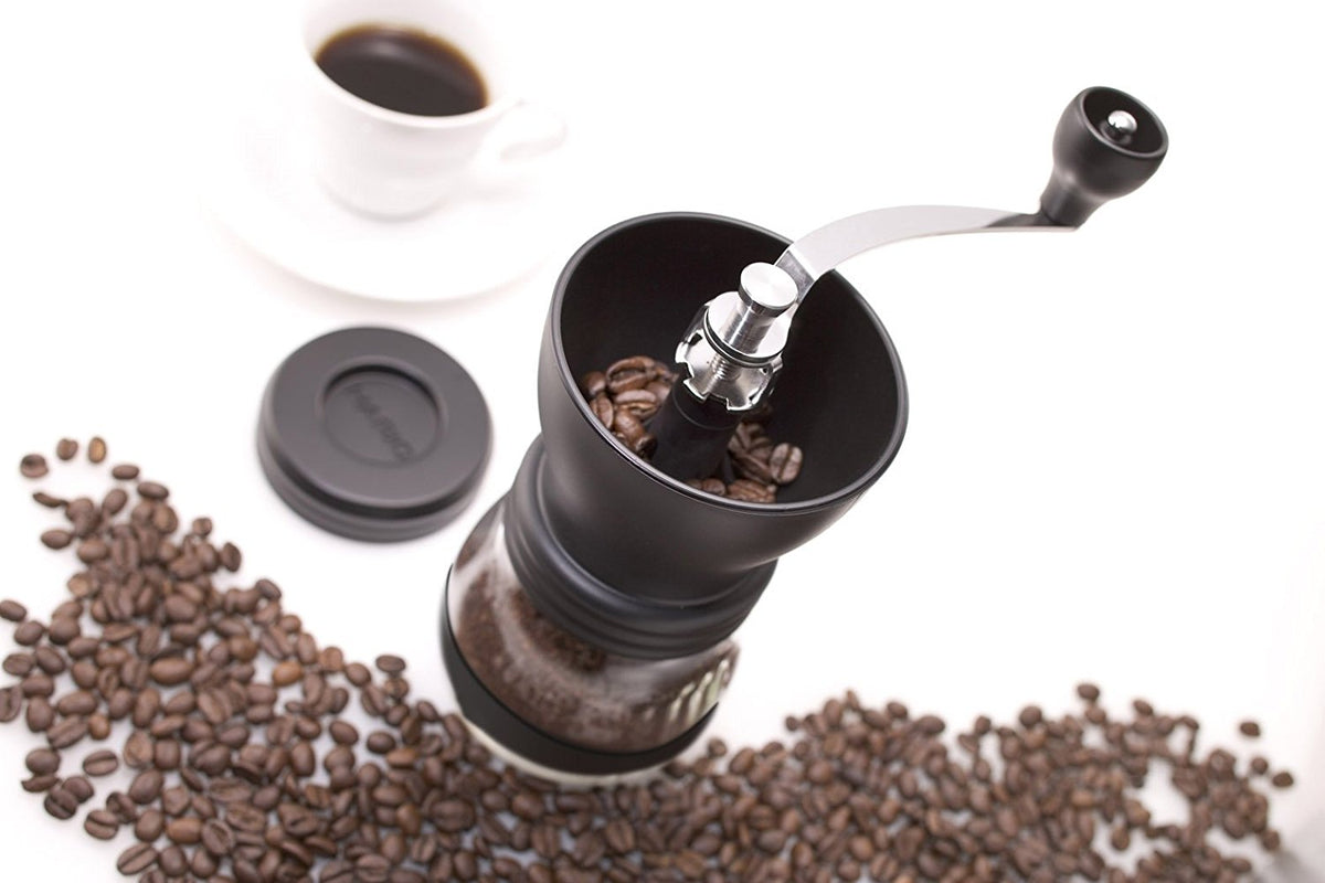 Nomad Hario Electric Coffee Grinder Compact - Shams Shopping Centre Nomad Coffee Studio  