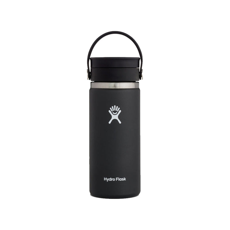 Hydro Flask 16oz Wide Mouth With Flex Sip Lid-Black