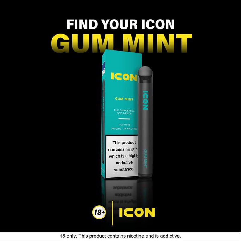 Icon Gum Mint Disposable Pod 1500 Puff