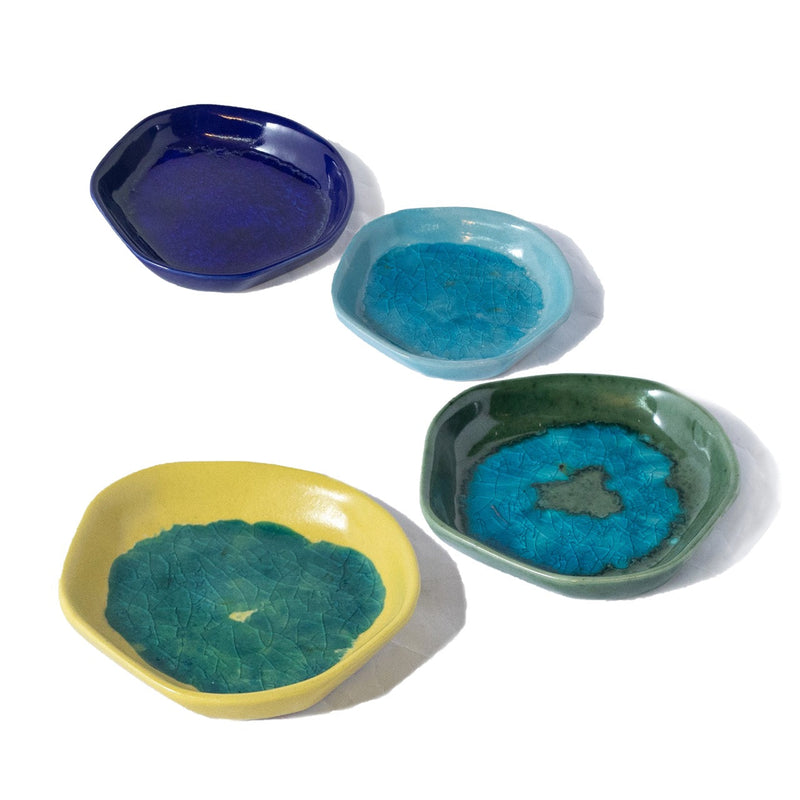 Tableware Splash Mini Plates Turquoise TLB127 - Shams Shopping Centre Tableware  