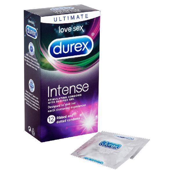 Durex Intense Stimulating Ribs 12 Condoms